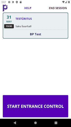 Piletitasku tickets scanner Screen 2