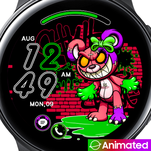 Evil Teddy Bear_Watchface logo