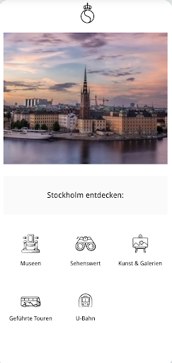 Android application Stockholm Guide screenshort