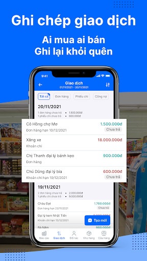 Tinai: Quản lý bán hàng Screen 2
