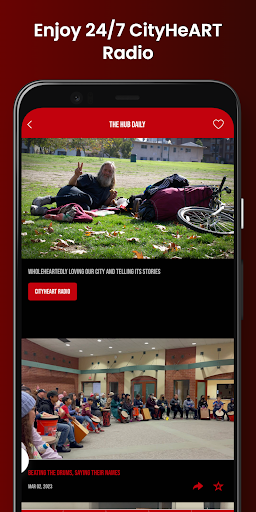 CityHeARTLove App Screen 2