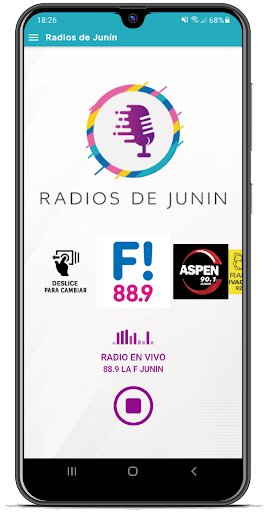 Android application Radios de Junín screenshort