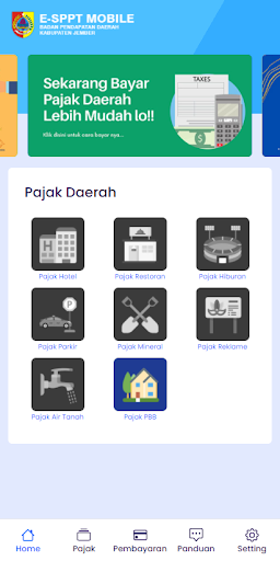J-MBAKO J-Mbayar Pajak Online Screen 2