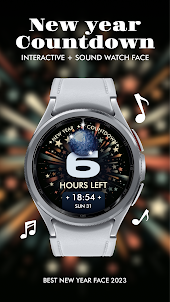 New Year Countdown Watch Face