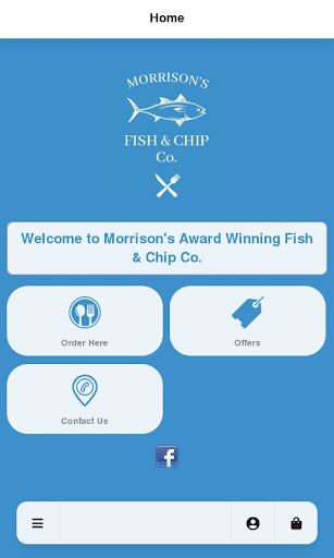 Android application Morrisons Fish Chips Crossgar screenshort