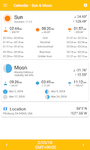 Calendar - Sun & Moon Unknown