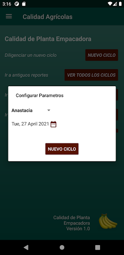 Calidad Agricolas Screen 2