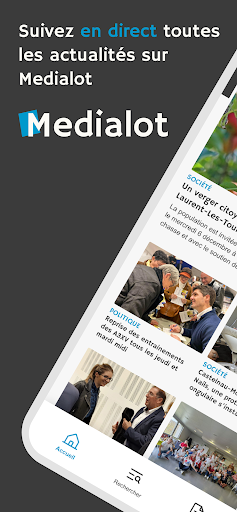 Android application Medialot screenshort