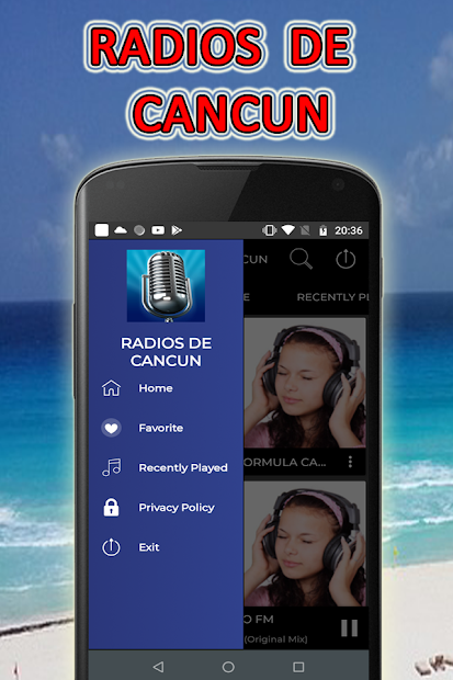 Screenshot 3 radios de Quintana Roo Mexico android
