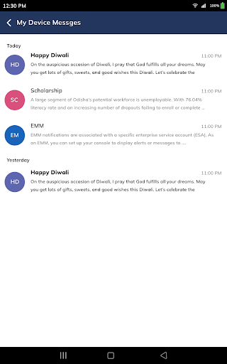 Message App Screen 2