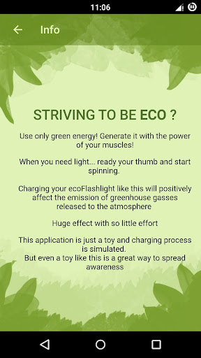 Eco Flashlight Screen 3
