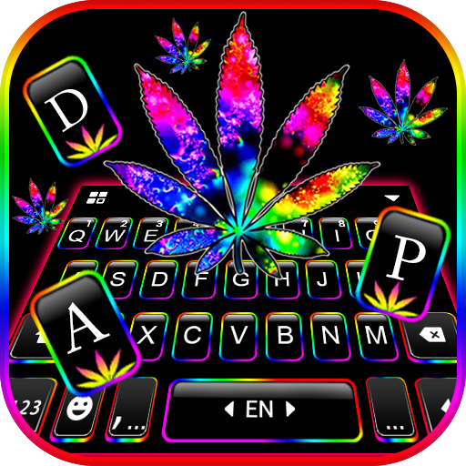 Colorful Weed Theme  Icon