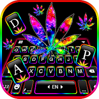 Тема для клавиатуры Colorful Weed