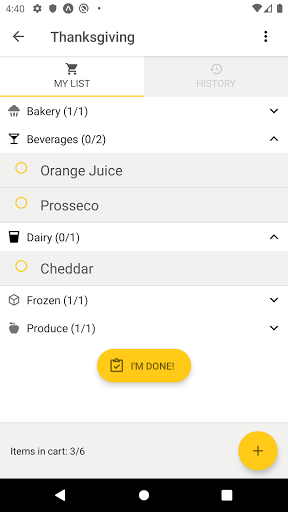 ListBee Screen 2