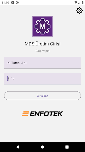MDS Üretim Girişi Screen 2
