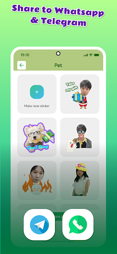 Android application iSticker - Sticker Maker screenshort