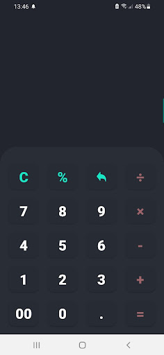 Android application Calculator screenshort
