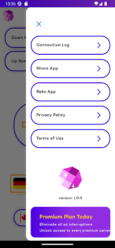 Sapphire VPN: Fast Protector Screenshot 1 - AppWisp.com