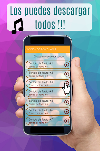 Sonidos de Flautas. Screen 2