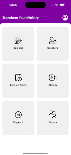 TYM - Transform Your Ministry Screen 2