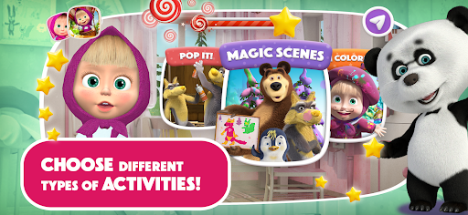 Masha and the Bear: Art Games screenshot 9