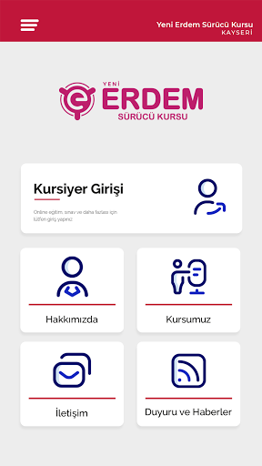 Android application Yeni Erdem Sürücü Kursu screenshort