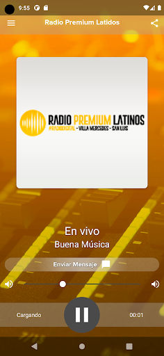Android application Radio premium latinos screenshort