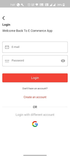 Android application Emart screenshort