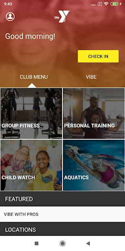 Android application Marshall YMCA screenshort