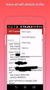 Wifi Password recovery pro Screenshot