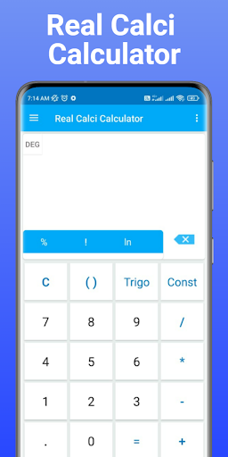 Android application Real Calci - Calculator screenshort