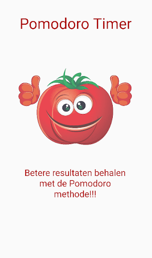 Android application Pomodoro Timer screenshort
