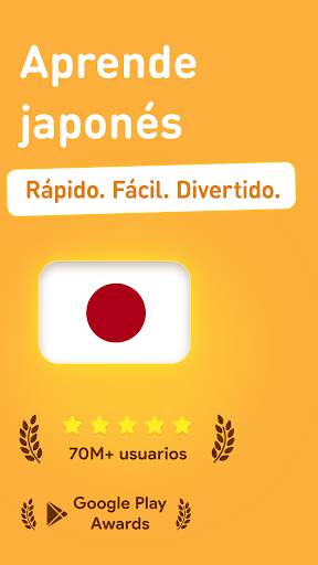 Aprende japonés Captura de Pantalla de la Aplicación Android 1