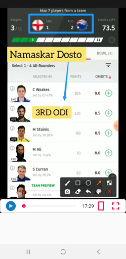 SportsBaBa™: IPL Dream Team Screen 3
