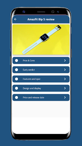 Android application Amazfit Bip S Guide screenshort