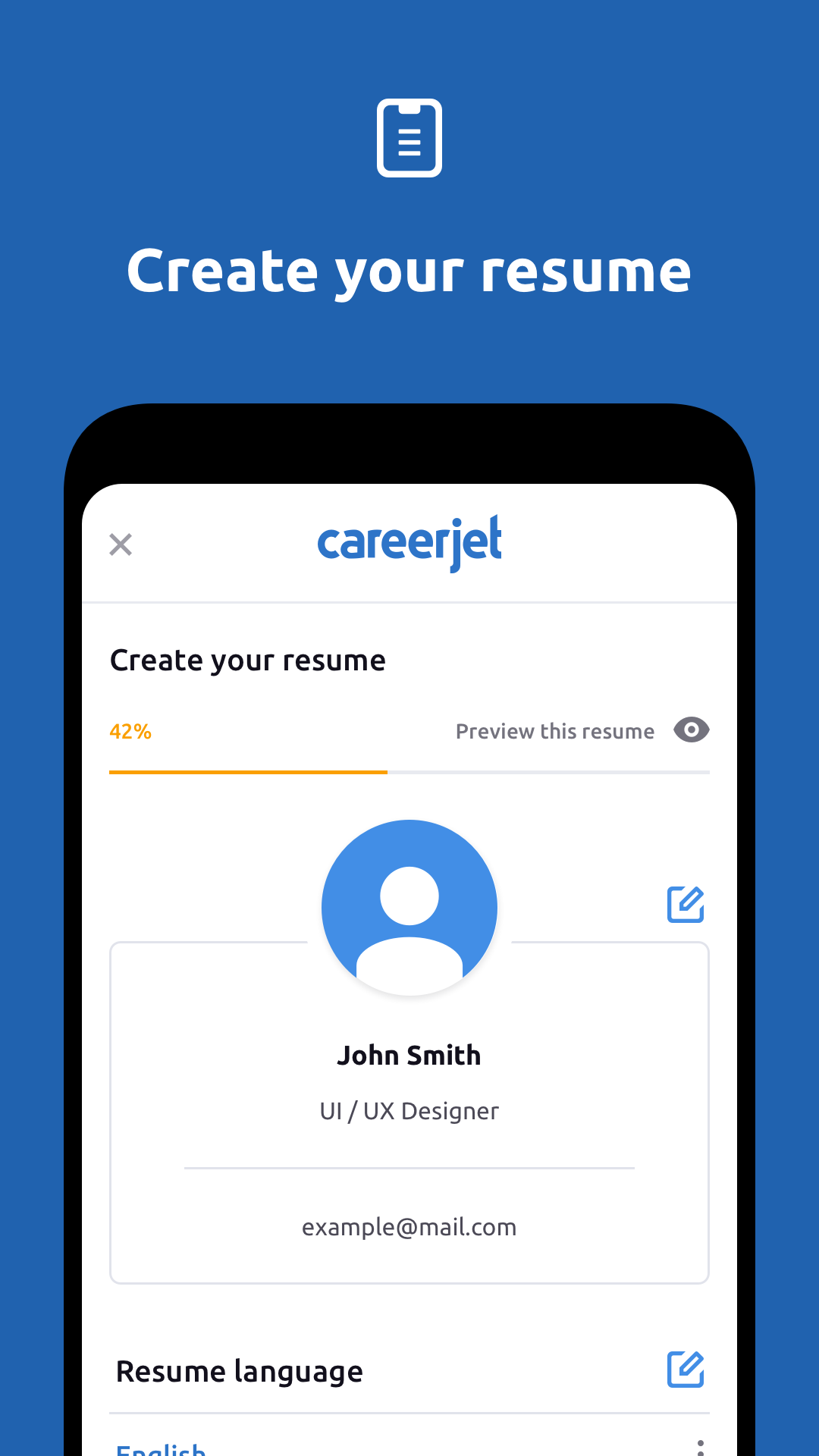 Android application Jobs - Job Search - Careers screenshort