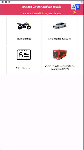 Android application Examen Carnet Conducir España screenshort