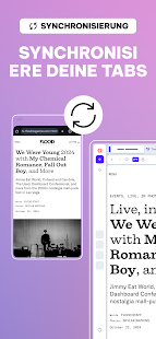 Opera Browser beta mit KI Screenshot