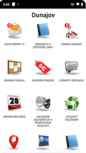 Android application Dunajov screenshort