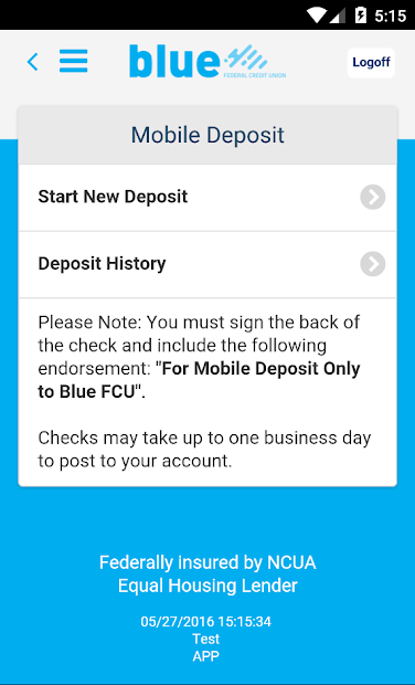Captura 5 Blue FCU Mobile Banking App android