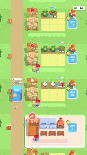 Android application Idle Farm Fever screenshort