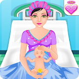 Pregnant Mommy Baby Care Games icon