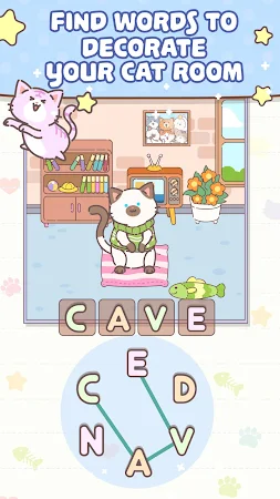 Game screenshot Word Cat - Relaxing Word Game mod apk