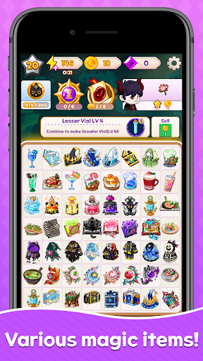 Screenshot of Magic Craft - Merge Tycoon