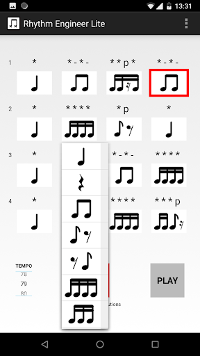 Screenshot of Rhythm Engineer Lite