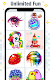 screenshot of Pixel Art Color by number Game