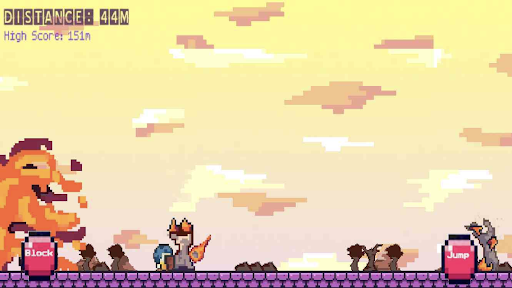 Android application Flame Escape - Endless Running screenshort