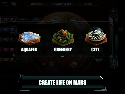 ภาพหน้าจอของ Terraforming Mars