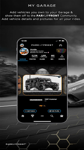 Android application ParkUpFront screenshort