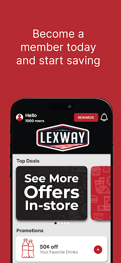 Android application Lexway Rewards screenshort